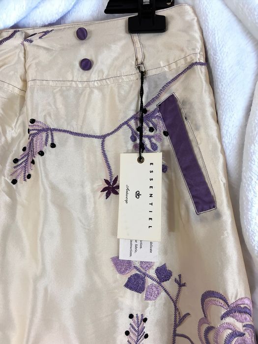 Essentiel Antwerp Reponce Skirt roz. 42 jedwabna spódnica