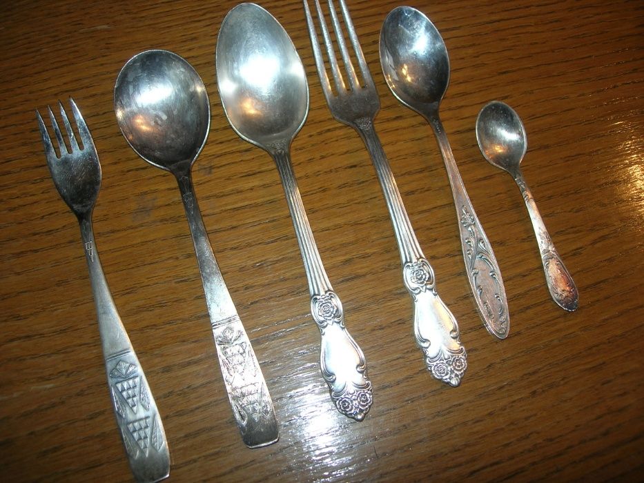 Набор Троянда -мельхиор