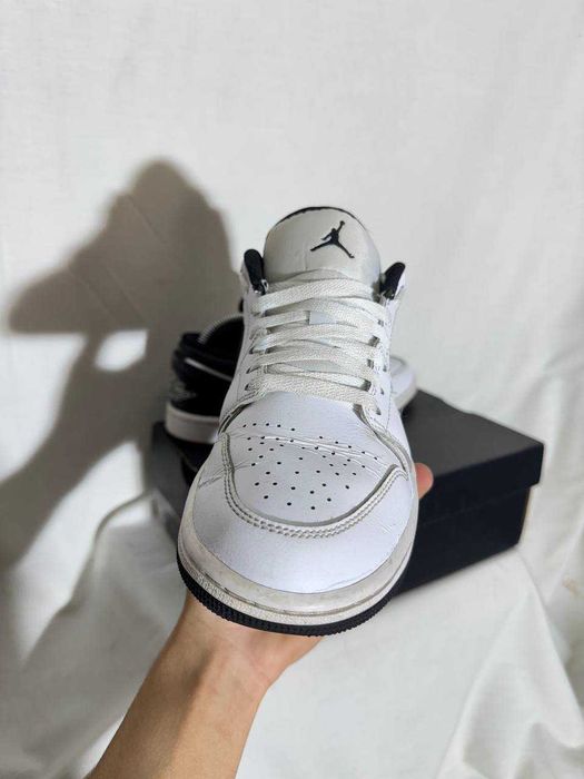 Buty Nike Air Jordan 1 Low White Black Panda Drip Drill Y2k Sk8