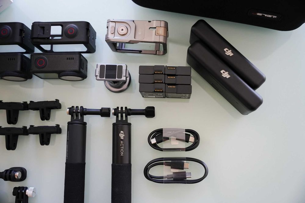 DJI Osmo Action 5 Pro - 2x Adventure Combo + Acessórios | Como Novas