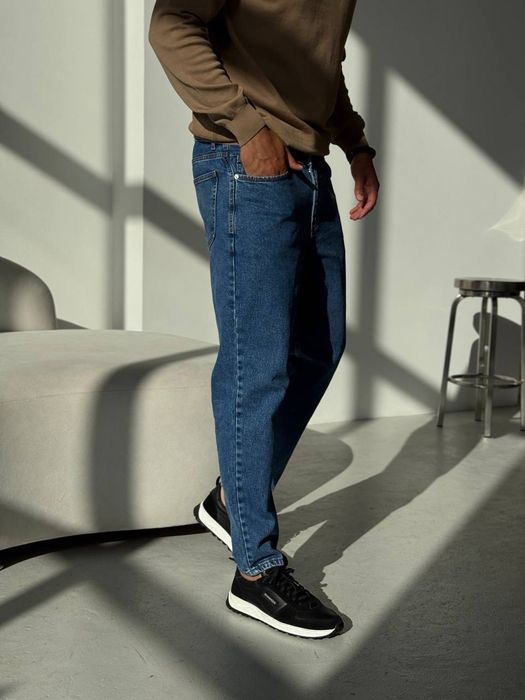 Джинси чоловічі банани mom мом штани Джинсы мужские slim fit jeans L