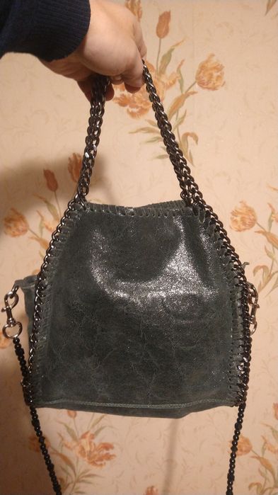 Стильна шкіряна сумка з Італії Borse in Pelle