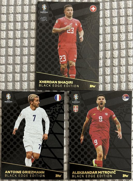 Cartas de coleção Match Attax BLACK EDITION
