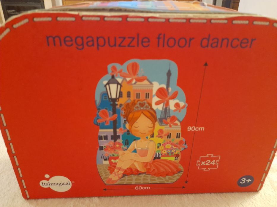 Mega puzzle - Dançarina (3-5 anos) em mala