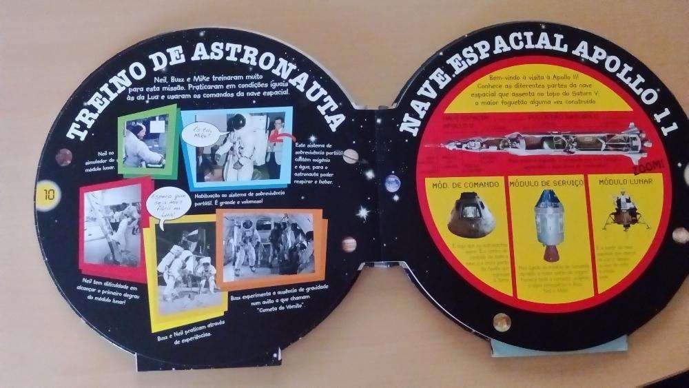 Livro "Apollo 11 - Viagem de Ida e Volta à Lua"
