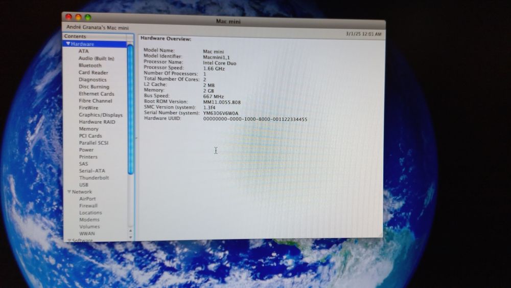 Mac mini 1.66ghz core duo