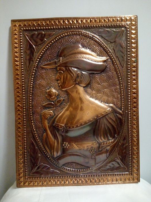 Медная чеканка времен СССР