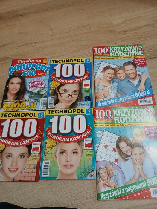 Zestaw 100 panoram i 2 krzyżówek rodzinnych