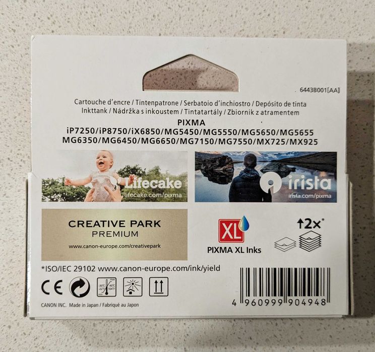 Tinteiro Canon CLI-551XL (8 disponíveis)