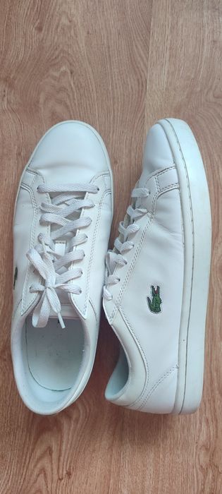Кеди шкіряні Lacoste