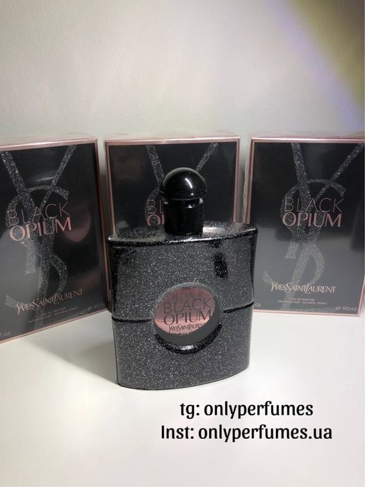 Духи жіночі Yves Saint Laurent Black Opium. Блек Опиум женские парфюмы