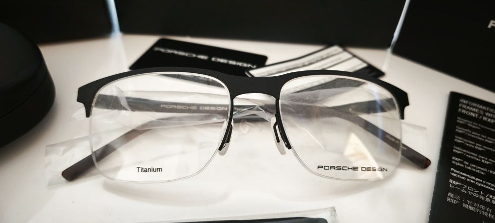 Oprawki Porsche Design P '8322 kolor A, nowe, pełen zestaw.