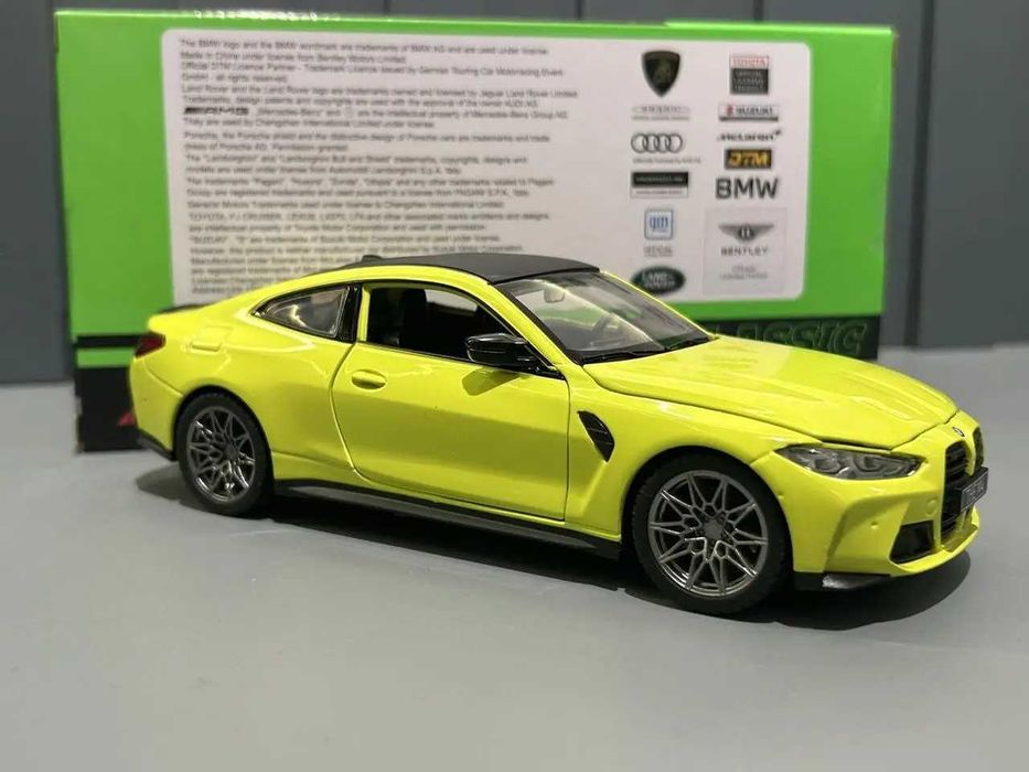 Машинка Автопром 1:24 BMW M4 метал інерція звук  (68280A) Розд/Дроп