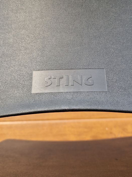 Stylowe  Designerskie Krzesla Sting Design Loft Chrom Ustawiane w Stos