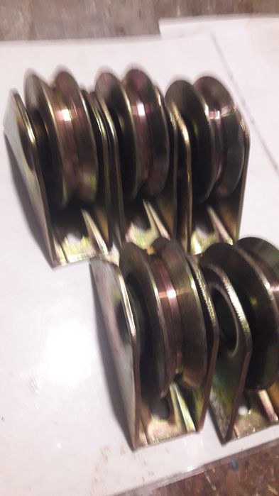 Колёса для раздвижных ворот, диаметр 8см, 5 штук, новые