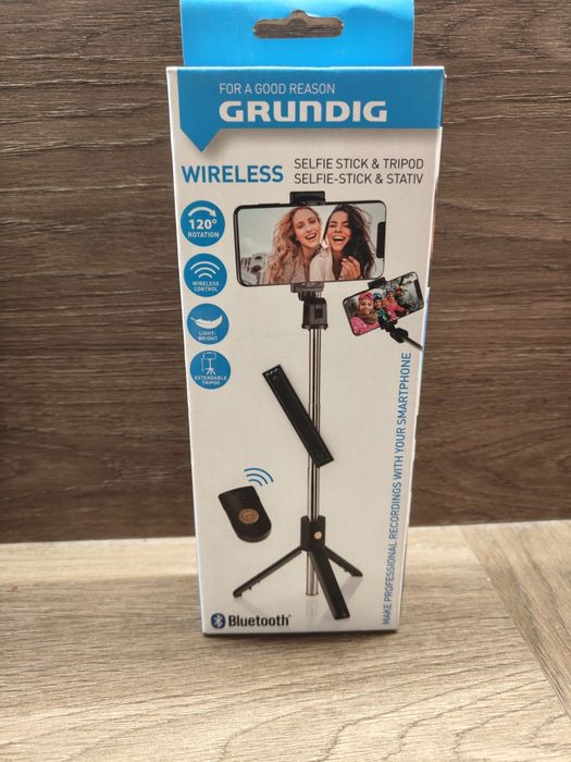 Statyw i kijek do selfie bluetooth