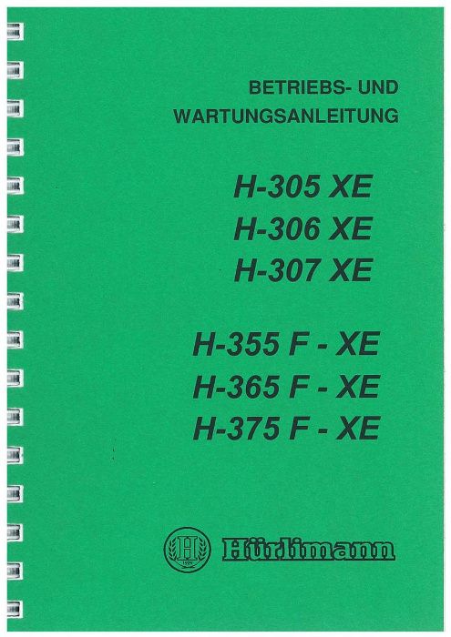 Instrukcja Hurlimann 305 XE 306 307