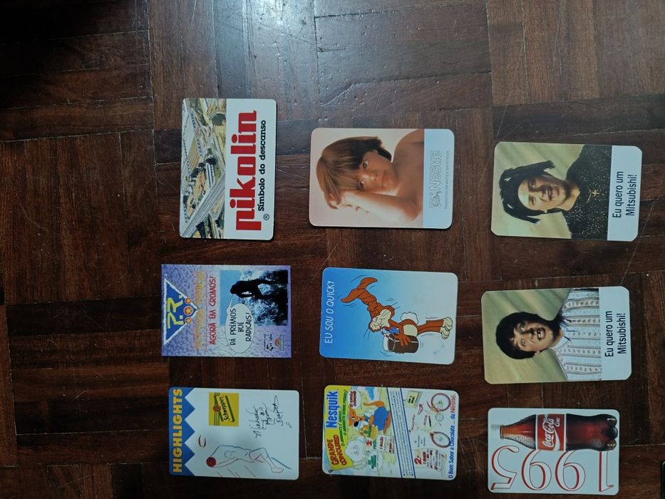 27 calendários de várias marcas- anos 90