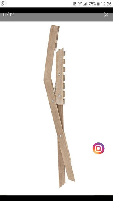 Стулья складные  пр. Вьетнам из массива гевеи