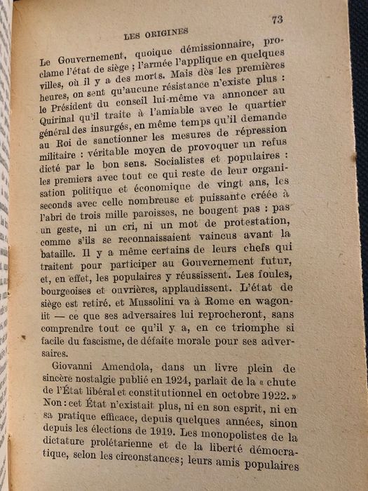 Fascisme (1930) / A Questão Romana (1930) / Fascismo Italiano