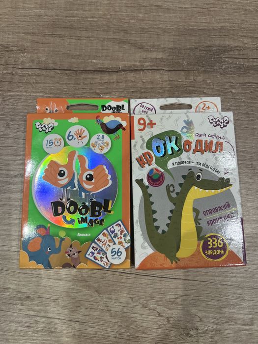 Настільні ігри  Дубль doobl. Крокодил (Укр)