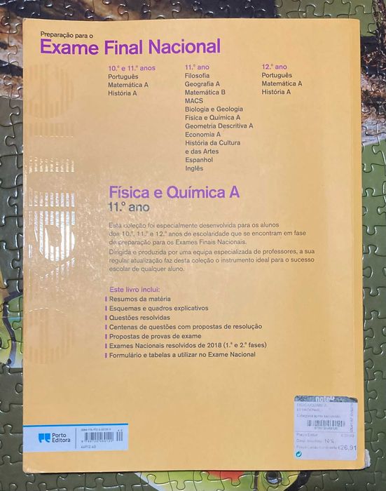 Exame Nacional Física e Química A