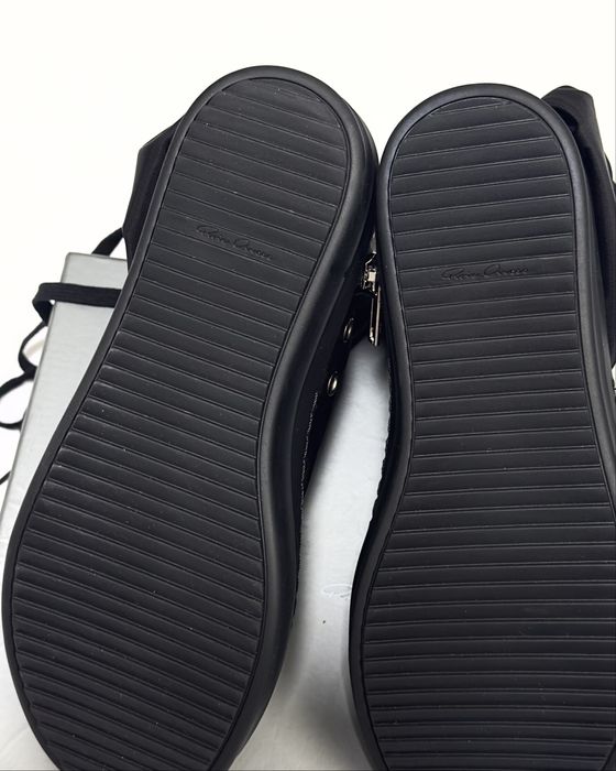 Кеди Rick Owens cargo sneaks sneakers rick owens shoes black DRKSHDW BAUHAUS SNEAKS чорні 42/43