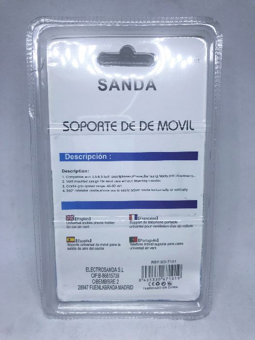 Suporte Universal para Telemóvel / Smartphone para carro