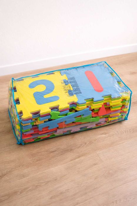 Tapetes de Espuma Infantil com Números e Letras – Conjunto Grande