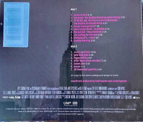 The Velvet Underground (A Documentary Film By Todd Haynes)  Duplo CD Compilation