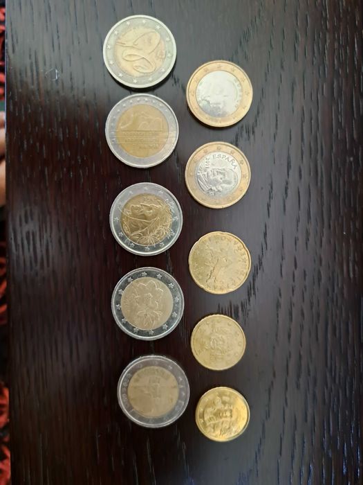 Coleccao de moedas diversas