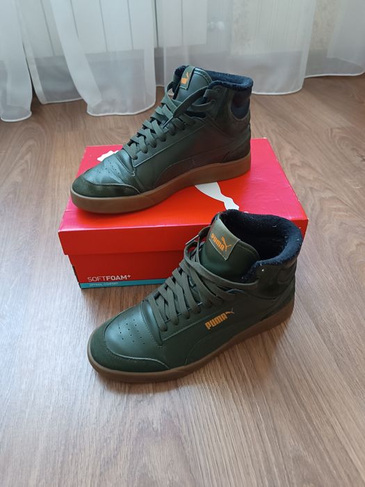 Чоловічі зимові черевики високі Puma Shuffle Mid Fur 38760902 42