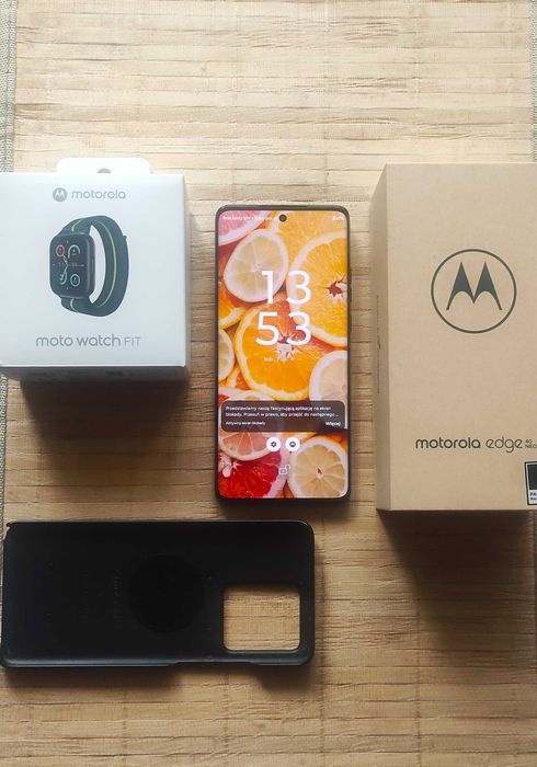 Motorola Edge 40 Neo 12/256GB /S.BD + Nowy Moto Watch Fit