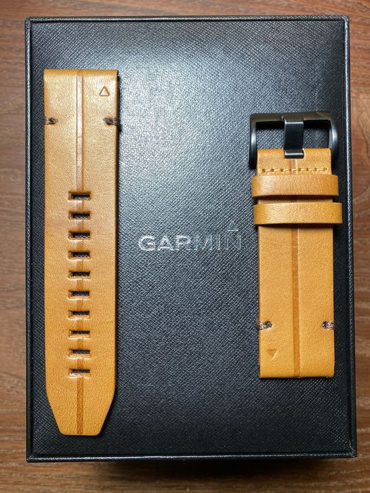Шкіряний ремінець для годинників Garmin. Quick Fit 26mm