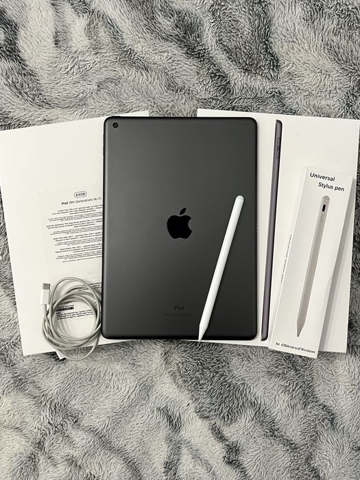 iPad 9th gen 64gb Wi-Fi | Rysik | 91% Kondycji