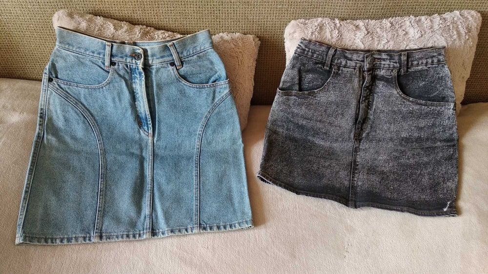 Mini spódnica jeansowa: Esprit, Pepe Jeans, Dallas, Big Star S/M