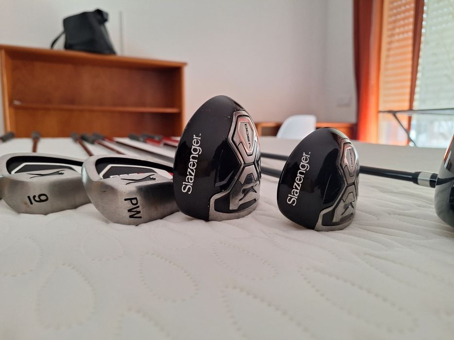 Tacos de golfe e saco