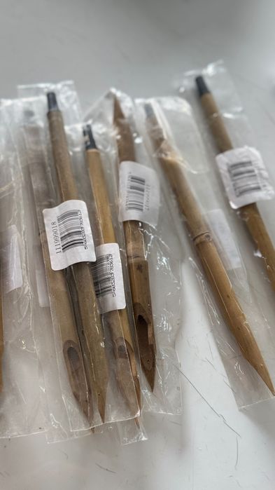 7 Canas de caligrafia de Bambu (Kalam, Qalam)