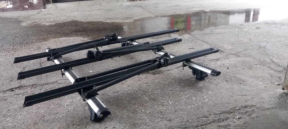 Belki alu z 3 uchwytmi na rowery do Mitsubushi Outlander 2010 rok