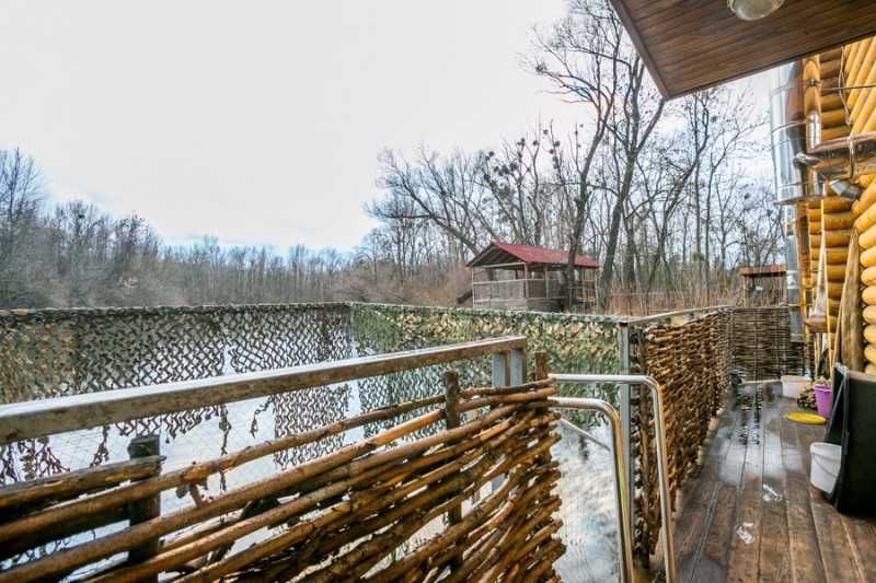 120 Дом сруб парная баня мангал рыбалка  центр Киева  Труханов остров