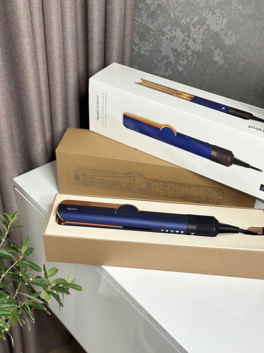 Вирівнювач для волосся Dyson Airstrait HT01 синій premium Copper