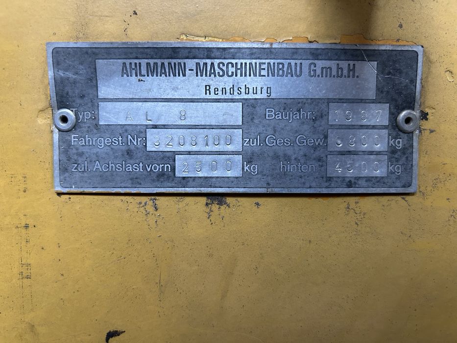 Навантажувач Ahlmann AL 8