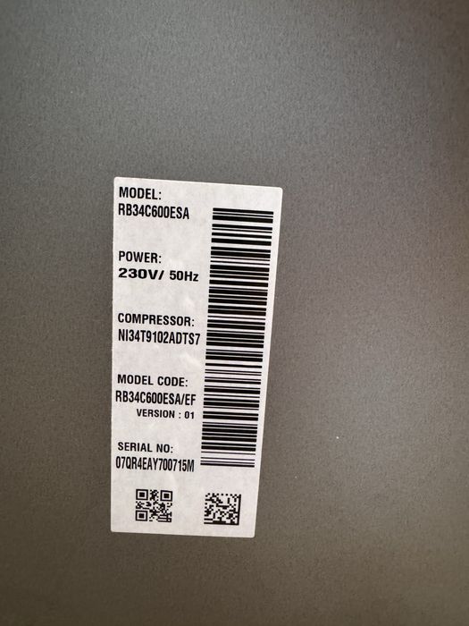 Frigorífico Combinado Samsung RB34C600ESA No Frost