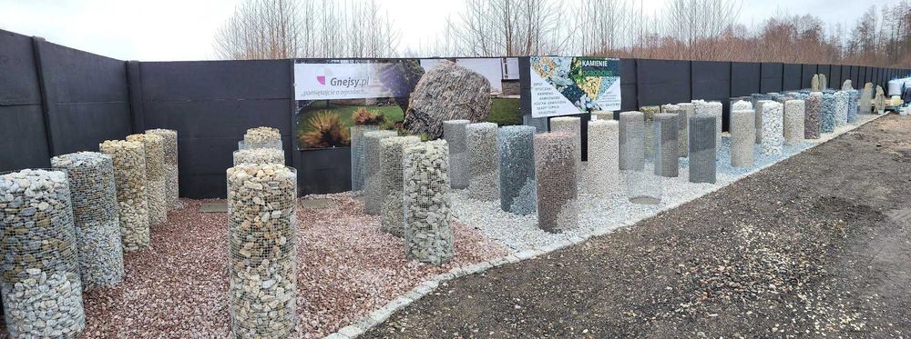 Kamień gabionowy Janowicki marmur 60-100 mm gabion ogrodzenia