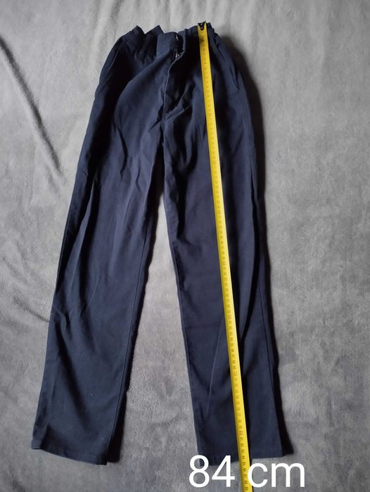 Spodnie chłopięce H&M 146 granatowe materiałowe