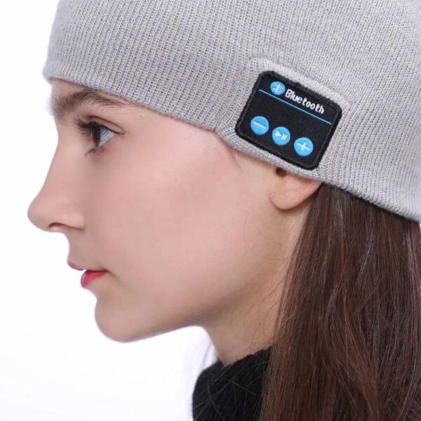 Портативна колонка шапки з bluetooth навушниками