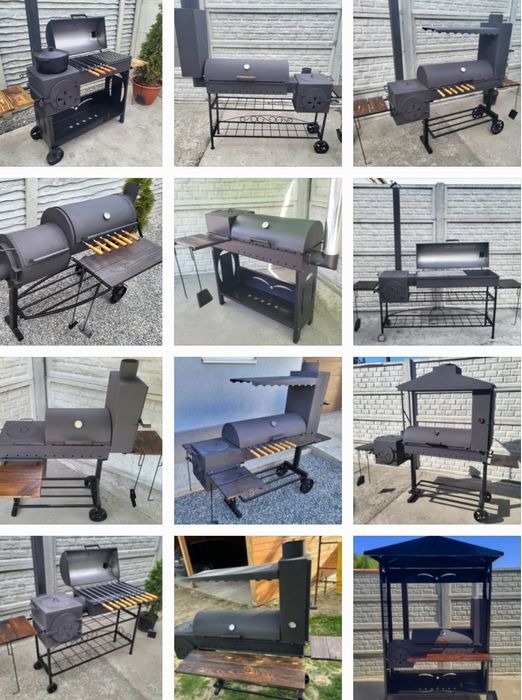 5мм! Усиленя! ВІД ЗАВОДУ! Мангал Коптильня / Смокер з печкой под казан