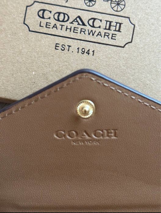 Жіночий шкіряний гаманець Коуч/Coach