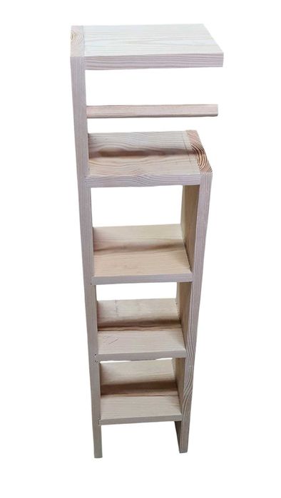 Stojak drewniany na papier toaletowy