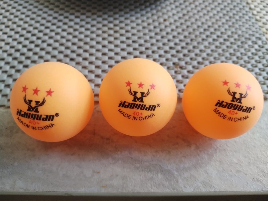 Комплект м'ячиків для настільного тенісу 3 шт.